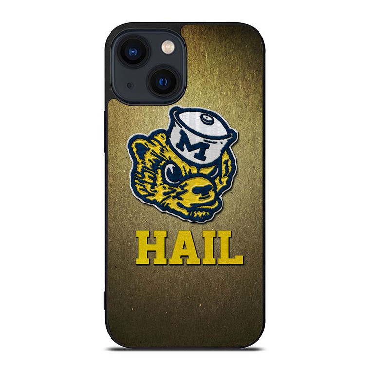 MICHIGAN WOLVERINES MASCOT iPhone 14 Plus Case Cover