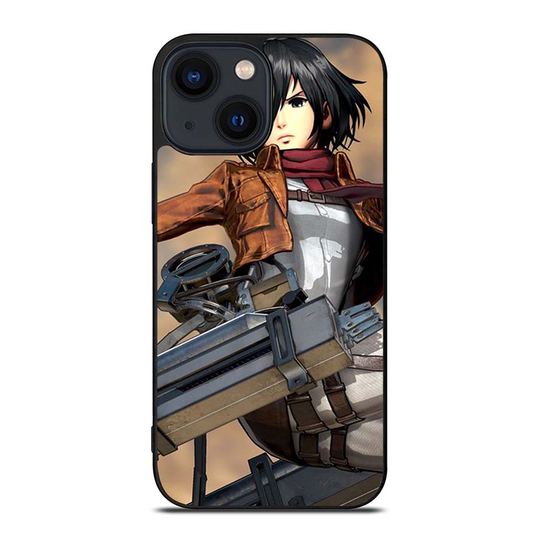 MIKASA ACKERMAN ATTACK ON TITAN iPhone 14 Plus Case Cover