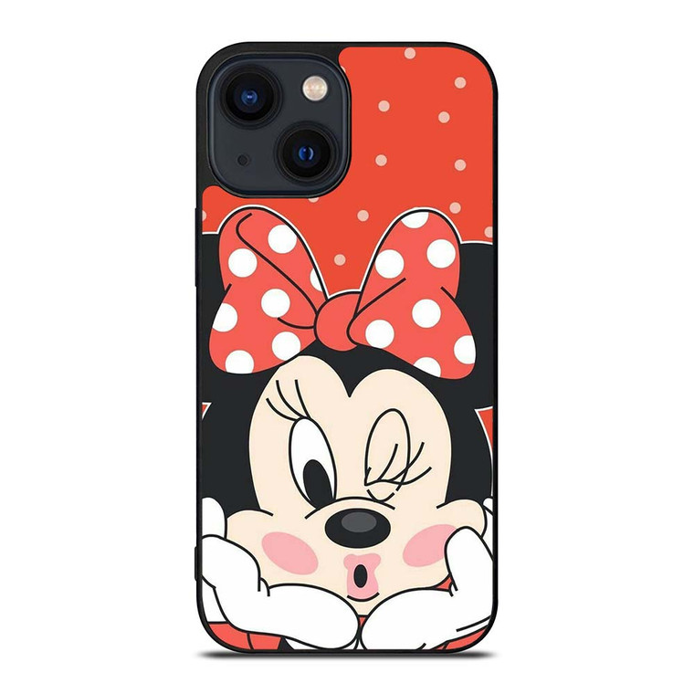 MINNIE MOUSE RED POLKADOT iPhone 14 Plus Case Cover