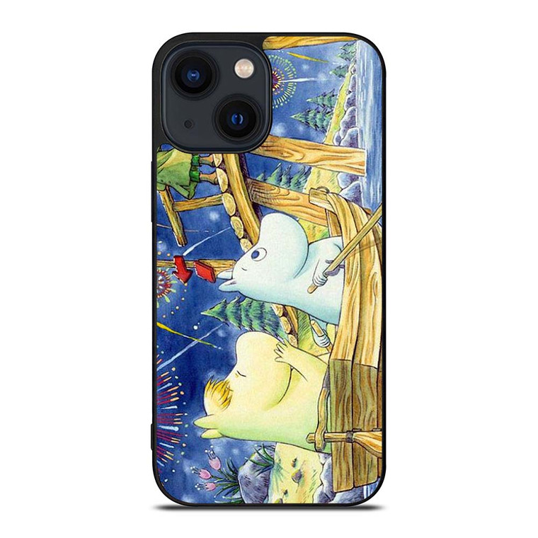 MOOMIN CARTOON LOVE iPhone 14 Plus Case Cover