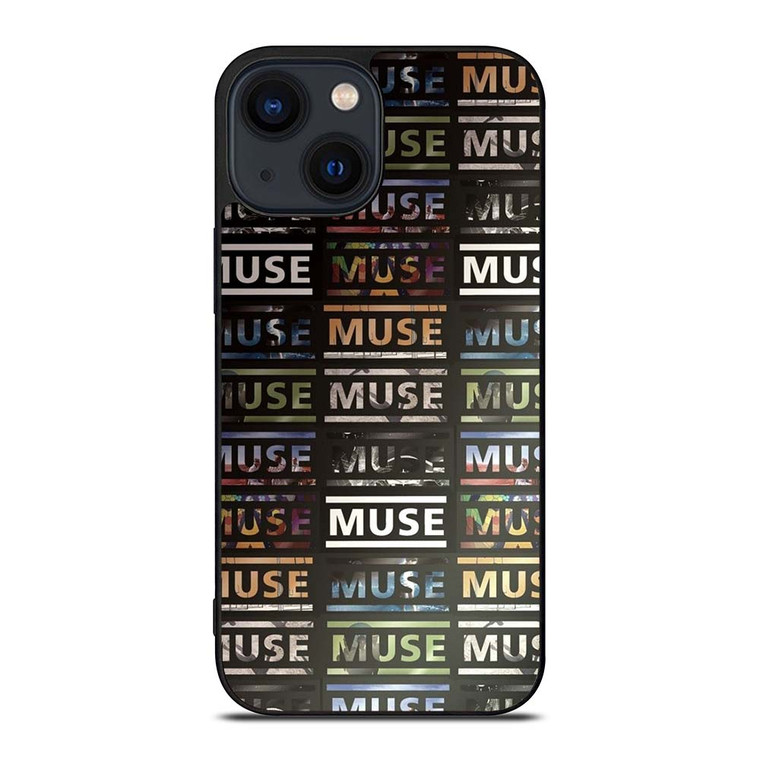MUSE BAND ROCK LOGO COLLAGE iPhone 14 Plus Case Cover