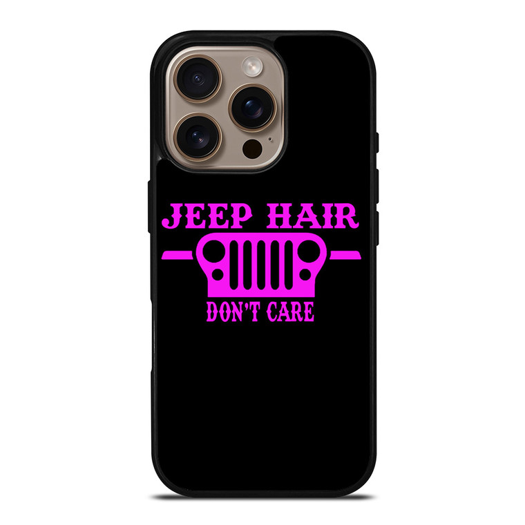 JEEP HAIR DONT CAR PINK GIRL iPhone 16 Pro Case Cover