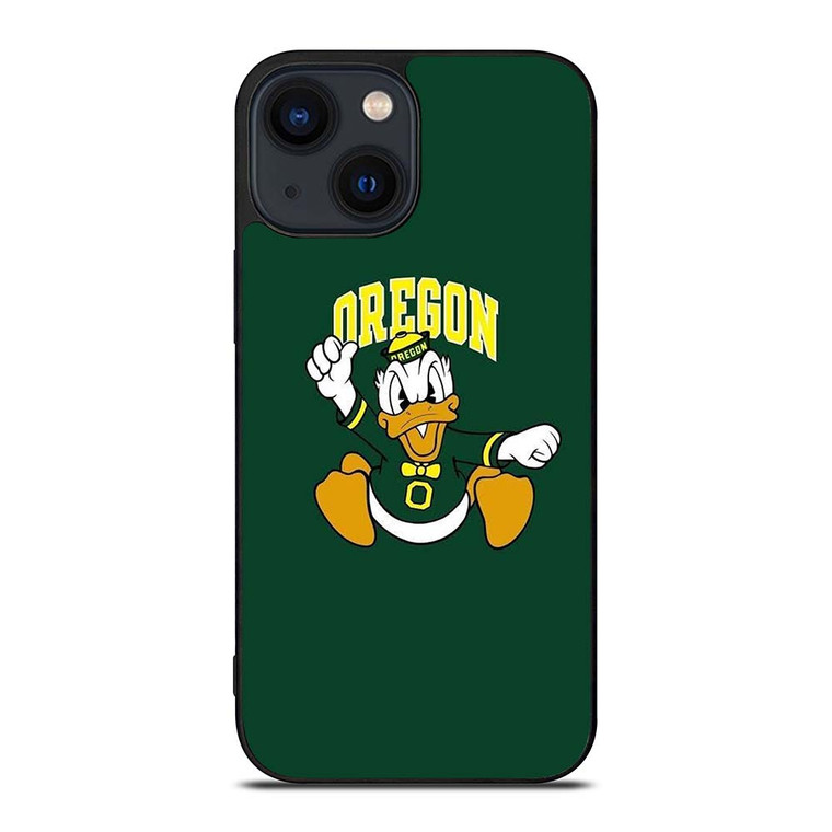 OREGON DUCKS LOGO DONALD DUCKS FOOTBALL ICON iPhone 14 Plus Case Cover