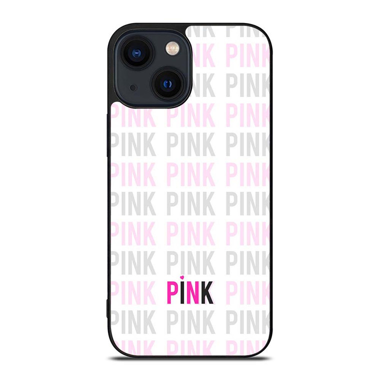 PINK VICTORIA'S SECRET LOGO iPhone 14 Plus Case Cover