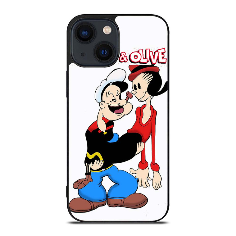 POPEYE AND OLIVE In Love iPhone 14 Plus Case Cover