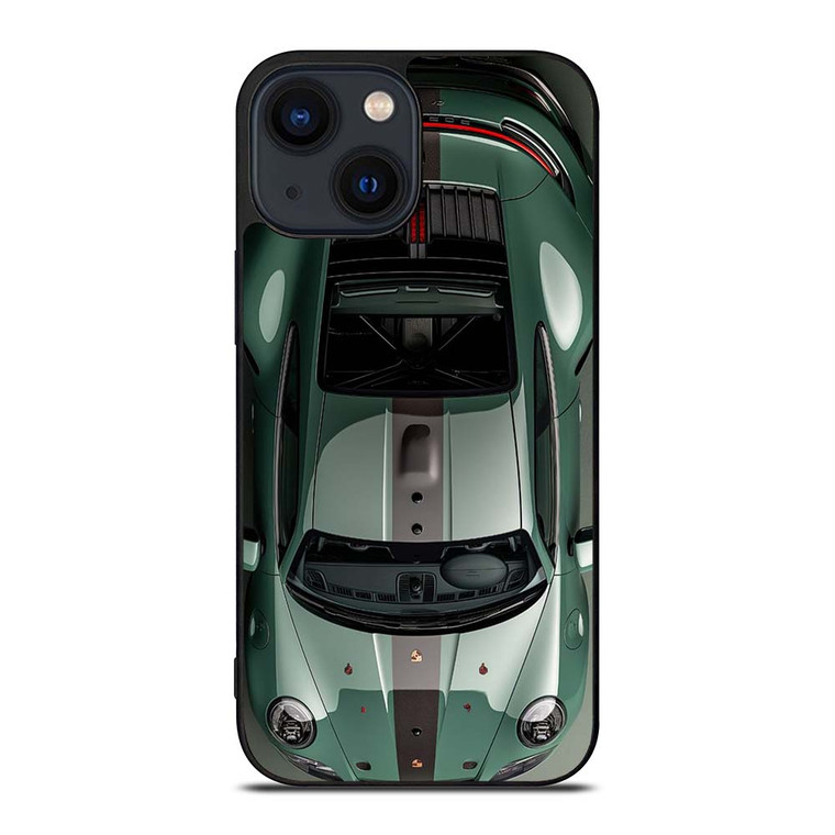 PORSCHE CAR 911 OLIVE GREEN iPhone 14 Plus Case Cover