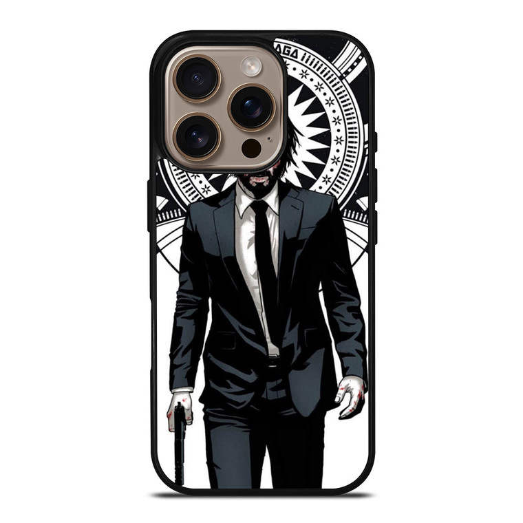 JOHN WICK ART iPhone 16 Pro Case Cover JOHN WICK ART iPhone 16 Pro Case Cover