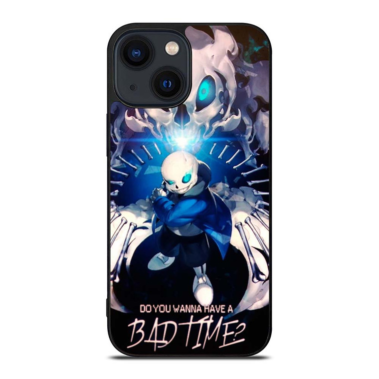 SANS UNDERTALE BAD TIME iPhone 14 Plus Case Cover