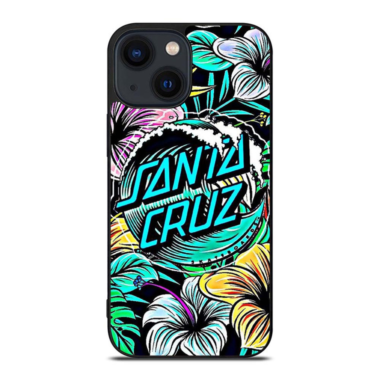 SANTA CRUZ SKATEBOARDS TROPICAL iPhone 14 Plus Case Cover