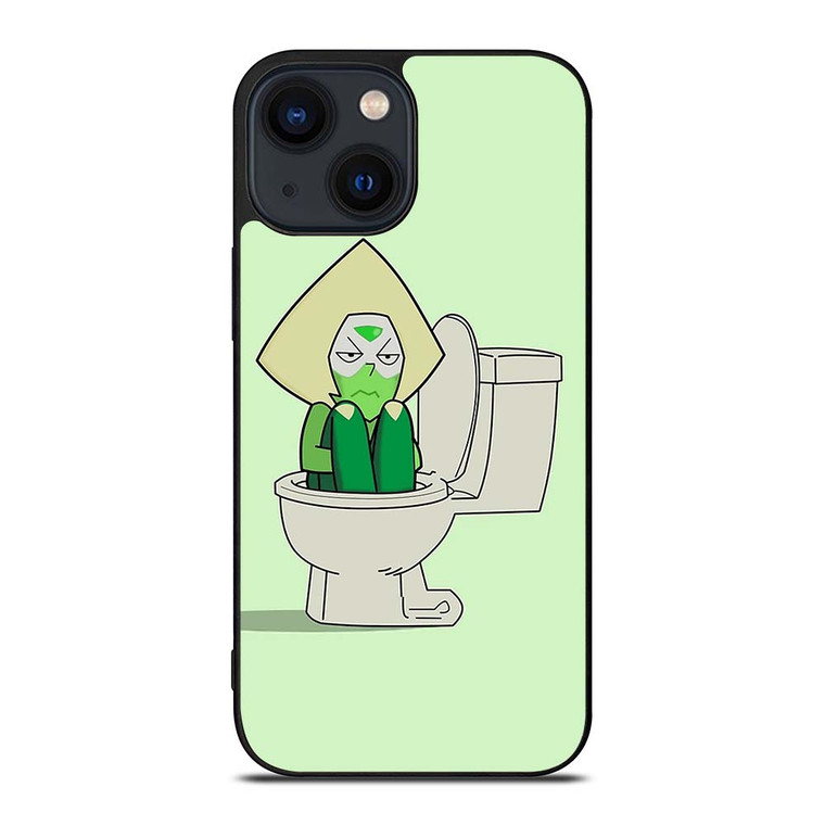 STEVEN UNIVERSE PERIDOT IN TOILET iPhone 14 Plus Case Cover