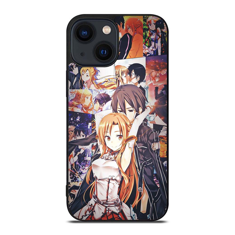 SWORD ART ONLINE KIRITO AND ASUNA iPhone 14 Plus Case Cover