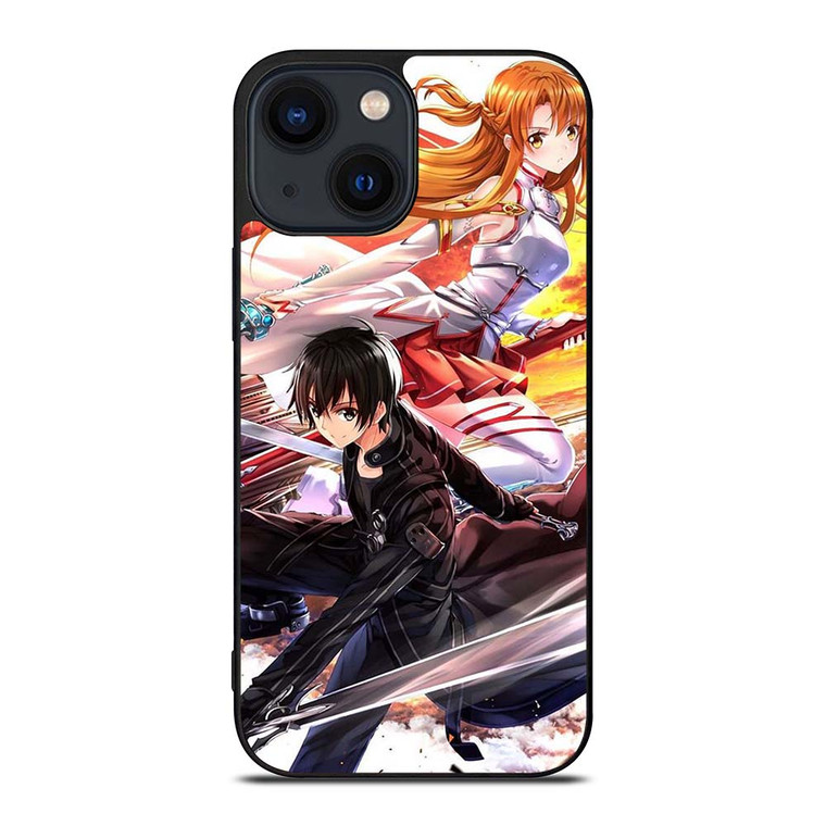 SWORD ART ONLINE SAO KIRITO AND ASUNA iPhone 14 Plus Case Cover