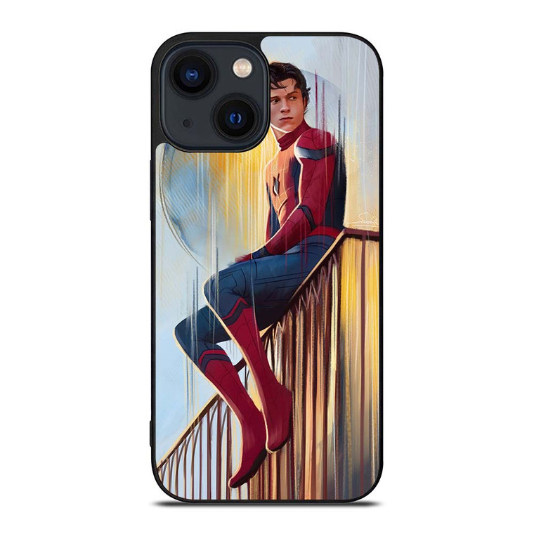 TOM HOLLAND SPIDERMAN ART iPhone 14 Plus Case Cover