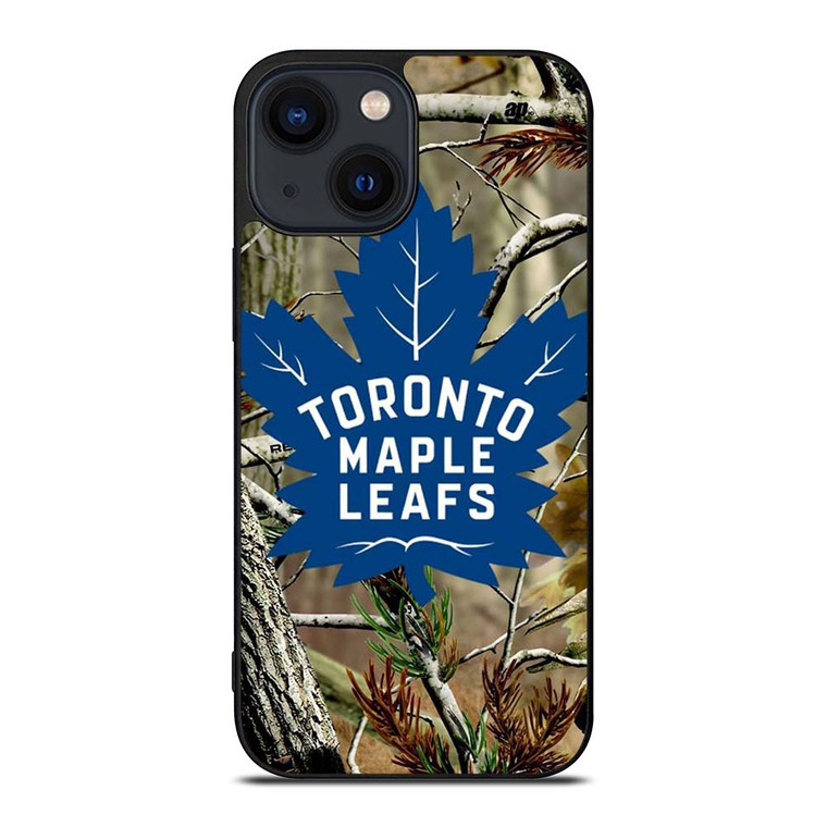 TORONTO MAPLE LEAFS LOGO REAL TREE CAMO iPhone 14 Plus Case Cover