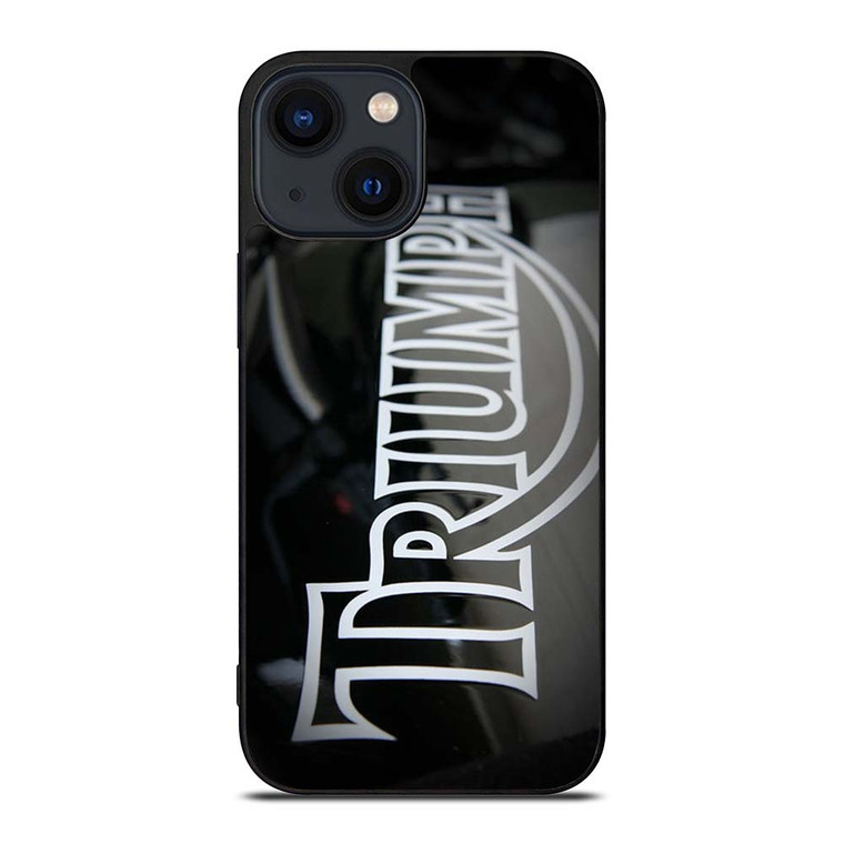 TRIUMPH MOTORCYCLE EMBLEM iPhone 14 Plus Case Cover