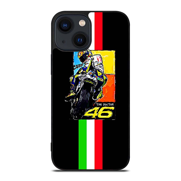 VALENTINO ROSSI THE DOCTOR 46 ITALY iPhone 14 Plus Case Cover
