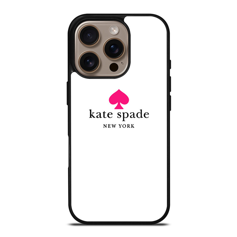 KATE SPADE NEW YORK LOGO PINK ICON iPhone 16 Pro Case Cover