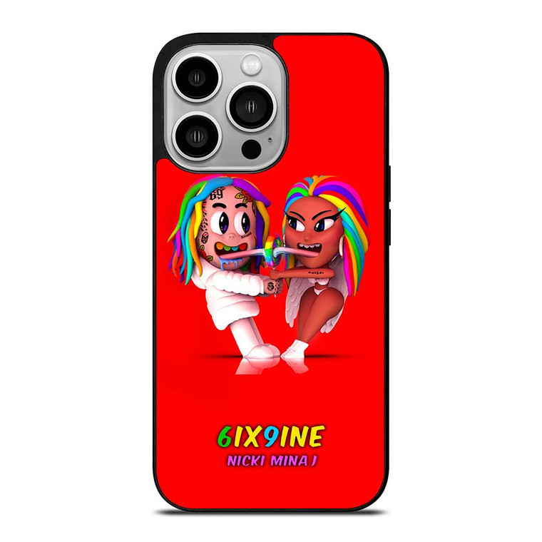 6IX9INE X NICKI MINAJ CARTOON iPhone 14 Pro Case Cover