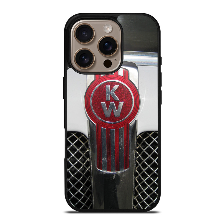 KENWORTH TRUCK LOGO GRAY iPhone 16 Pro Case Cover