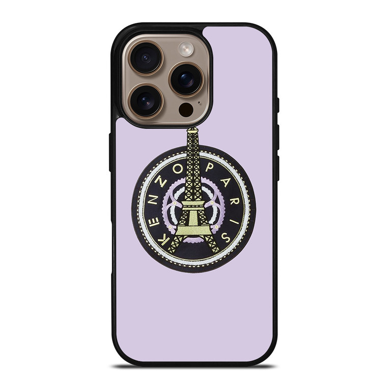 KENZO PARIS EIFFEL TOWER LOGO iPhone 16 Pro Case Cover KENZO PARIS EIFFEL TOWER LOGO iPhone 16 Pro Case Cover