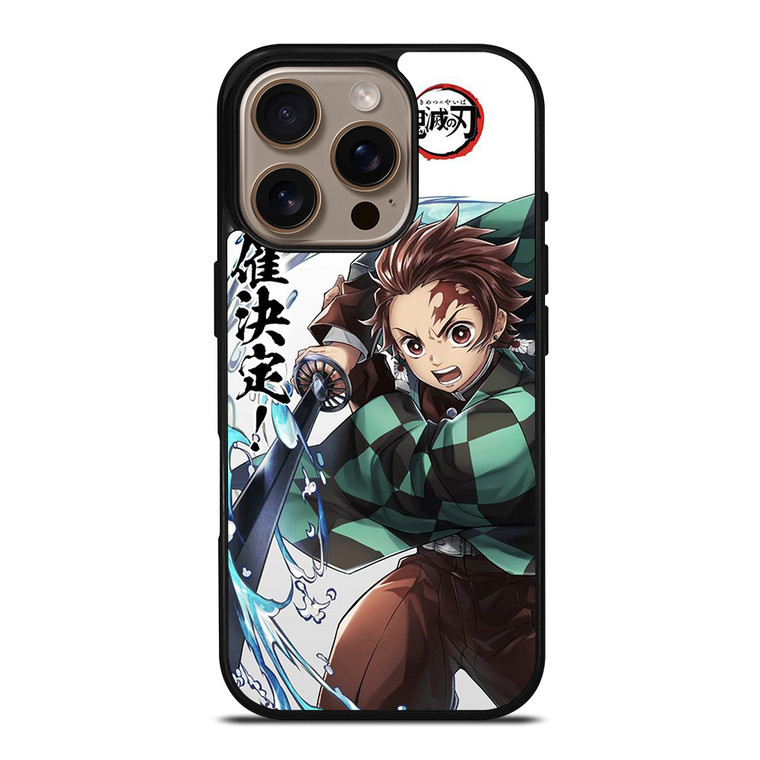 KIMETSU NO YAIBA DEMON SLAYER TANJIRO KAMADO FIRE WATER iPhone 16 Pro Case Cover KIMETSU NO YAIBA DEMON SLAYER TANJIRO KAMADO FIRE WATER iPhone 16 Pro Case Cover