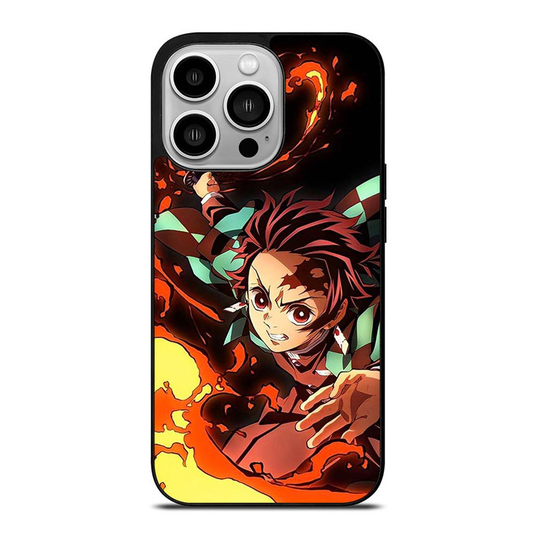 DEMON SLAYER KIMETSU NO YAIBA TANJIRO KAMADO FIRE iPhone 14 Pro Case Cover