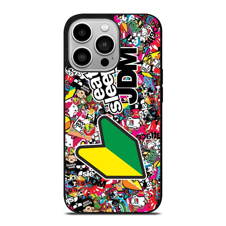 EAT SLEEP JDM iPhone 14 Pro Case Cover