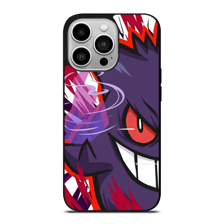 GENGAR SINISTER POCKET MONSTER POKEMON iPhone 14 Pro Case Cover