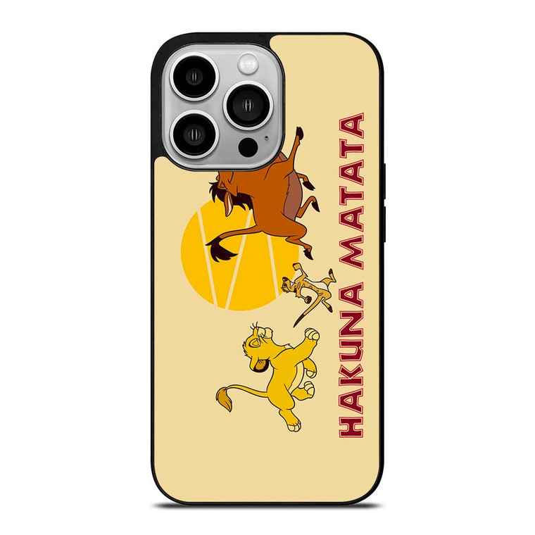 HAKUNA MATATA LION KING Disney iPhone 14 Pro Case Cover
