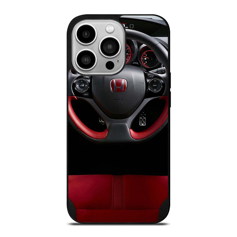 HONDA CIVIC TYPE R STEERING WHEEL iPhone 14 Pro Case Cover
