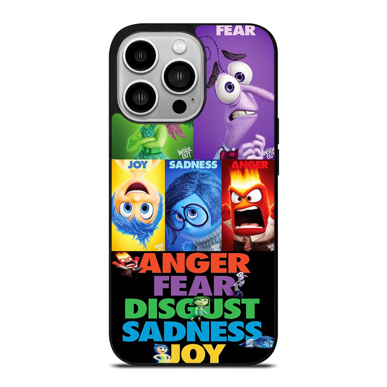 INSIDE OUT ALL CHARACTER Disney iPhone 14 Pro Case Cover