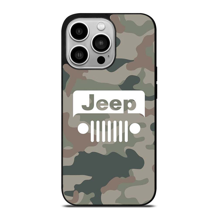 JEEP CAMO LOGO iPhone 14 Pro Case Cover