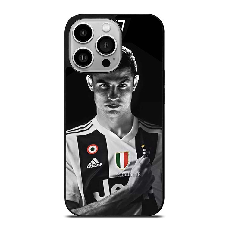 JUVENTUS CRISTIANO RONALDO CR7 iPhone 14 Pro Case Cover