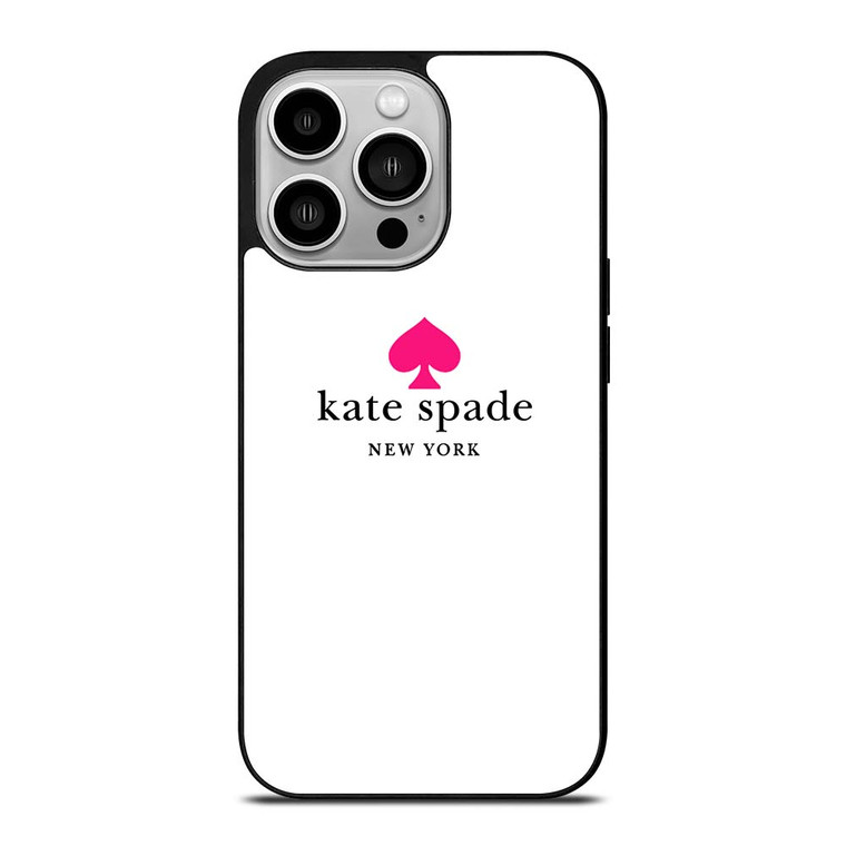 KATE SPADE NEW YORK LOGO PINK ICON iPhone 14 Pro Case Cover