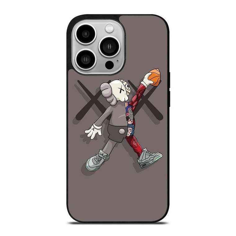 KAWS AIR JORDAN iPhone 14 Pro Case Cover