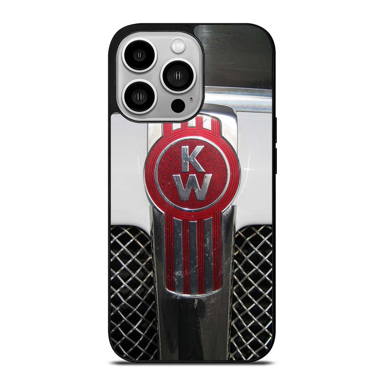 KENWORTH TRUCK LOGO GRAY iPhone 14 Pro Case Cover