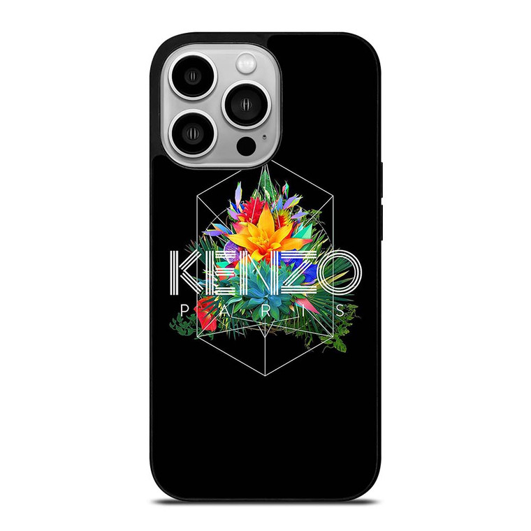 KENZO PARIS FLORAL iPhone 14 Pro Case Cover