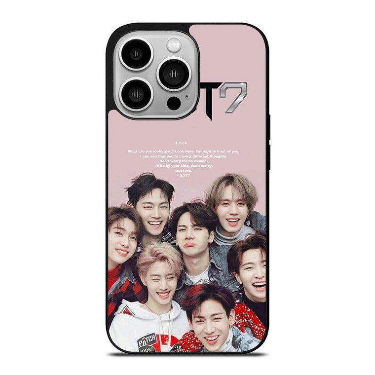 KPOP GOT7 QUOTE iPhone 14 Pro Case Cover