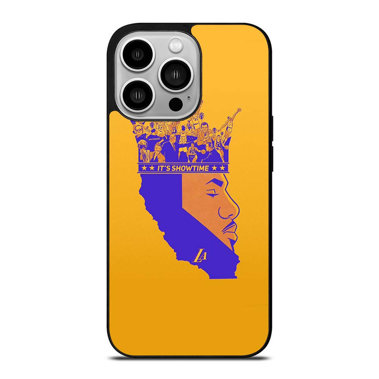 LEBRON JAMES LA LAKERS SHOW TIME iPhone 14 Pro Case Cover