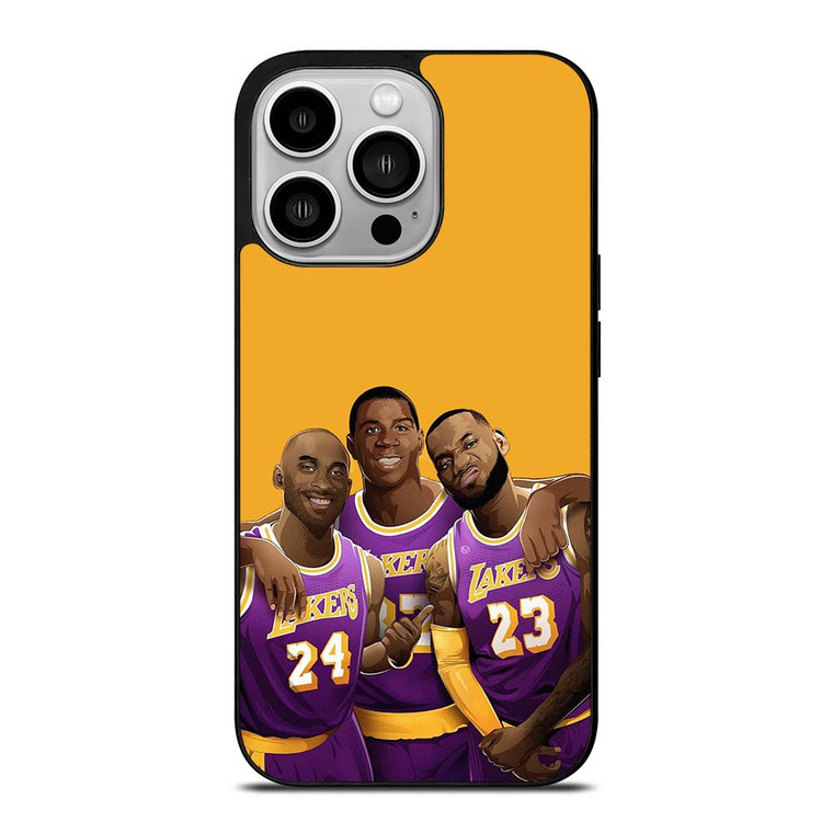LEGENDS OF LA LAKERS PLAYERS iPhone 14 Pro Case Cover