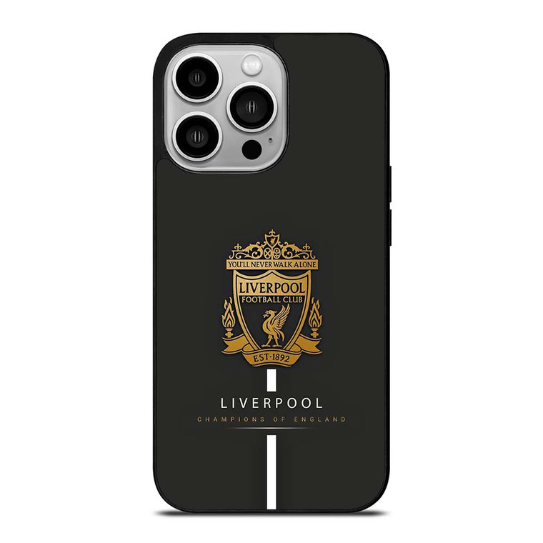 LIVERPOOL FC CHAMPIONS OF ENGLAND iPhone 14 Pro Case Cover
