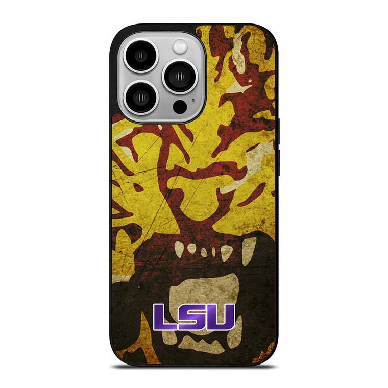 LSU TIGERS FOOTBALL iPhone 14 Pro Case Cover