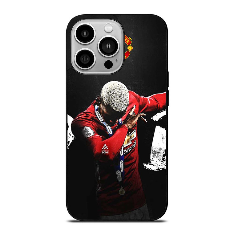 MANCHESTER UNITED PAUL POGBA DAB iPhone 14 Pro Case Cover