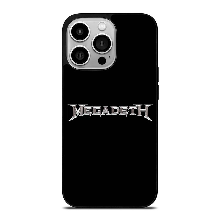 MEGADETH LOGO METAL BAND iPhone 14 Pro Case Cover