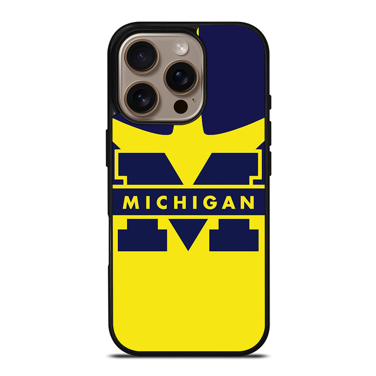LOGO MICHIGAN WOLVERINES iPhone 16 Pro Case Cover