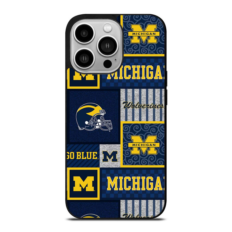 MICHIGAN WOLVERINES COLLAGE iPhone 14 Pro Case Cover