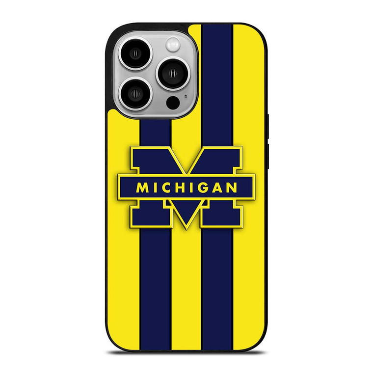 MICHIGAN WOLVERINES SYMBOL iPhone 14 Pro Case Cover