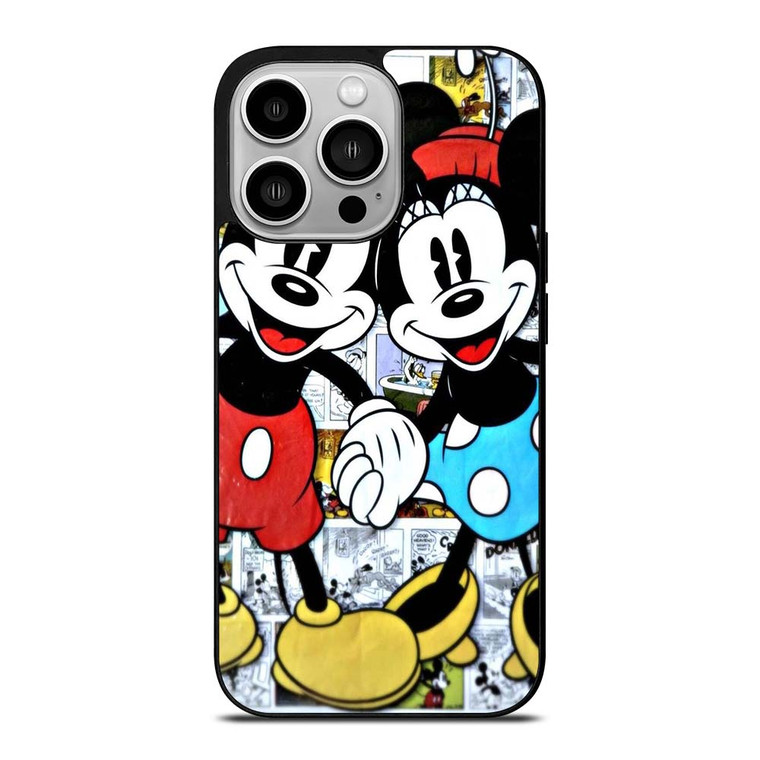 MICKEY AND MINNIE MOUSE DISNEY COMIC iPhone 14 Pro Case Cover