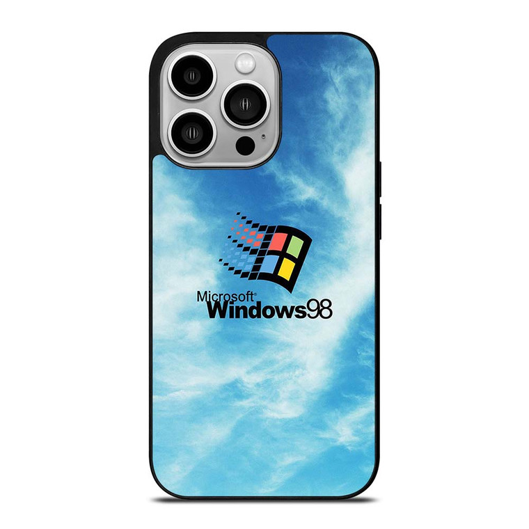 MICROSOFT WINDOWS 98 RETRO LOGO iPhone 14 Pro Case Cover