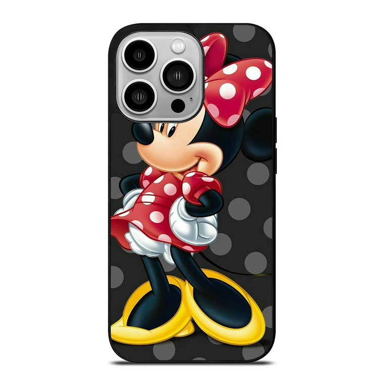 MINNIE MOUSE CUTE POLKADOT iPhone 14 Pro Case Cover